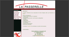 Desktop Screenshot of lapasserelle.be