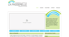 Desktop Screenshot of lapasserelle.ca