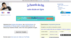 Desktop Screenshot of lapasserelle.com